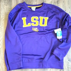 Section 101 by Majestic Purple LSU XL sweatshirt